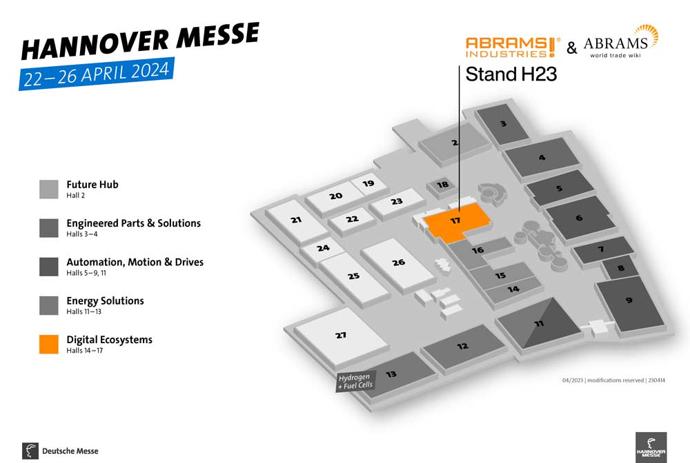 hall-plan-hannover-messe-abrams-industries