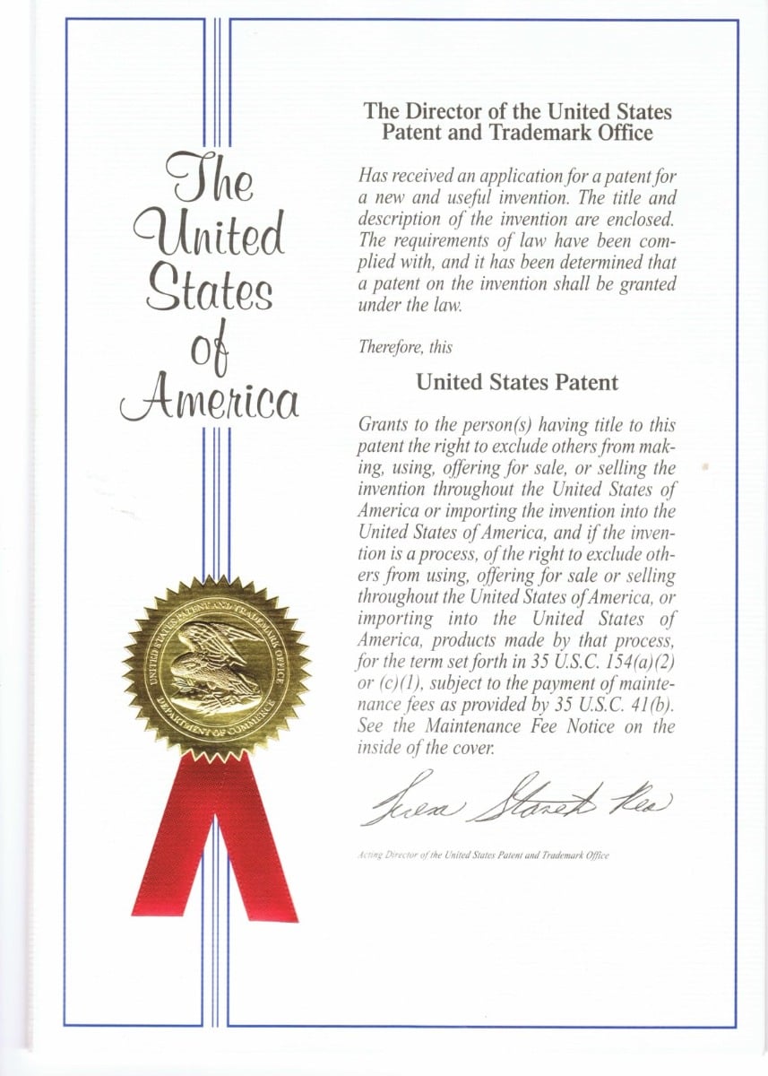 patent number 8463771